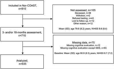 The Impact of Vascular Risk Factors on Post-stroke Cognitive Impairment: The Nor-COAST Study